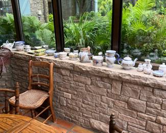 Quimper Faience-distinctive tin-glazed, hand-painted French faience pottery. Many assorted pieces. Various prices.