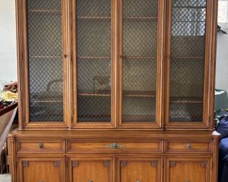 Vintage Henredon China Display Cabinet