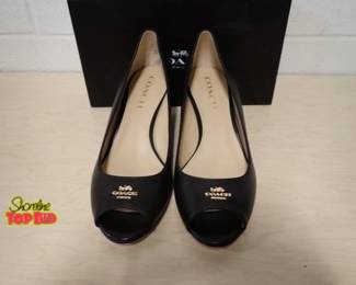 Coach Wedge Heels, Size 7 Never Worn