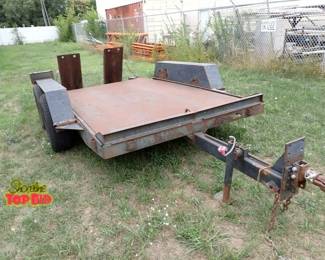 16 Foot Heavy Duty Utility Trailer with ramps