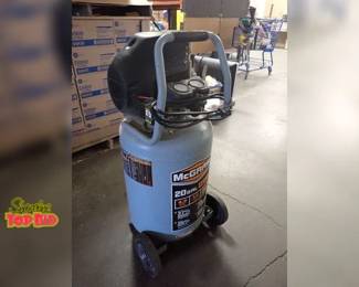 McGraw 20Gal 1.6 HP Air Compressor, Tested Working