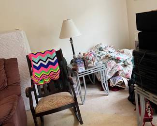 afghan, rug, bedding, rocker