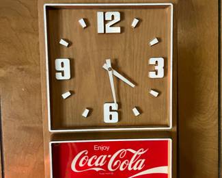 Vintage Coca Cola clock $50 obo