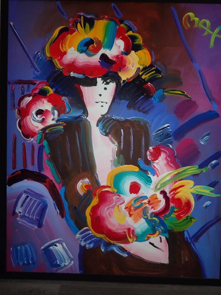 Peter Max Acrylic on canvas Signed