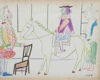 Pablo Picasso Offset Color Lithograph