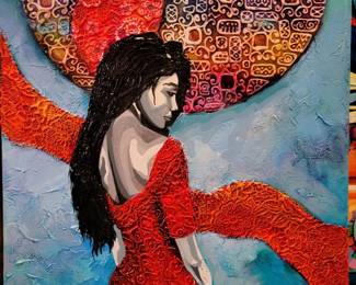 Yana Rafael Acrylic on Canvas Signed