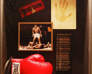 Muhammad Ali Sports Memorabillia Shadow case