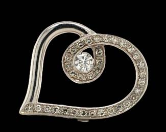 Dazzling Diamond Heart Pendant