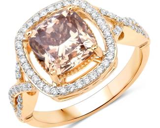 Impressive Fancy Brown Diamond Ring