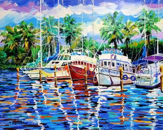 Yana Rafael Acrylic on Canvas Signed