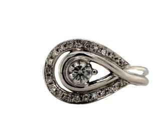 Modern Diamond Embrace Ring