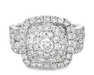 Diamond Cluster Ring