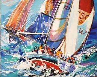 Yana Rafael Acrylic on Canvas Signed