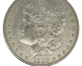 1900 Morgan Silver Dollar AU