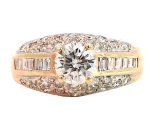 Luxury Diamond Encrusted Dome Ring