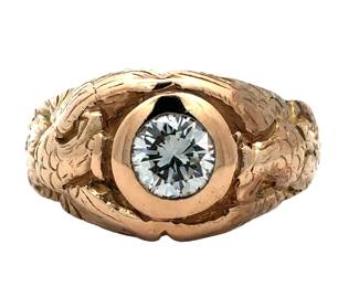 Diamond and Gold Ring