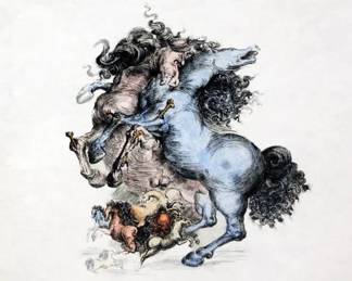 Salvador Dali Hand Coloring lithograph