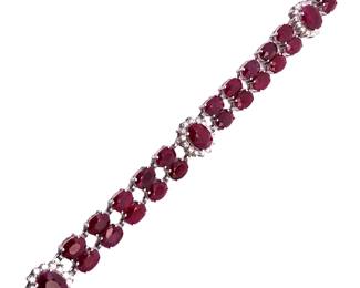 Ruby & Diamond Bracelet