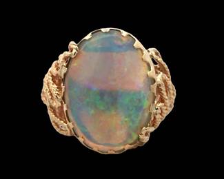 Bold Jelly Opal Ring