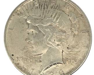 1924 Silver Peace Dollar