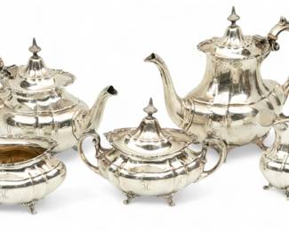 Lot 99
Reed And Barton "Hampton Court" Sterling Silver Tea And Coffee Service 5 PCS