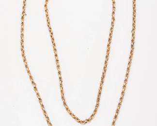 Lot 43
14K Yellow Gold Chain L 31" 15 g
