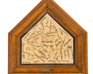 Lot 1000
1984 World Champion Detroit Tigers Management And Team Autographed Home Plate 1984, 'Collection of Bill Lajoie, GM'