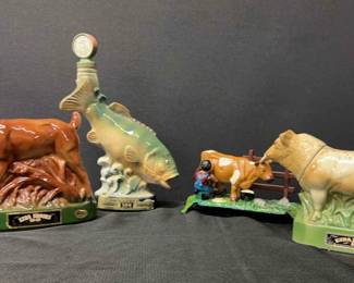 Vintage Bourbon Decanters