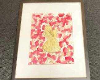 Handmade With Love Everlasting Faith Signed, Matted, And Framed