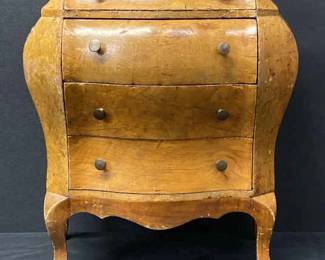 006 Italian Made Miniature Bombe Chest Nightstand