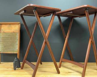 TV Trays Iron Doorstop Washboard