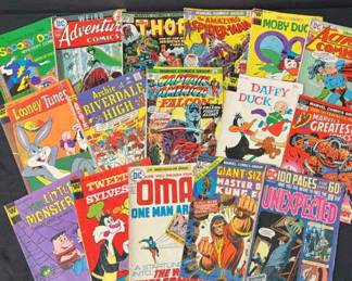 017 Vintage Comic Books