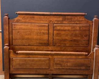 King Size Solid Wood Headboard And Footboard
