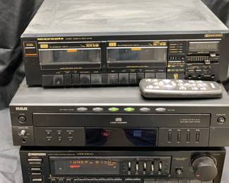 PIONEER , RCA, and Marantz Stereo Receiver CD Player More