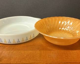 Two Anchor Hocking Dishes
