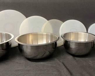 Wolfgang Puck Cafe Collection Stainless Steel Mixing Bowls