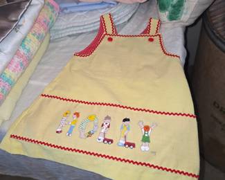 Vintage children's clothing