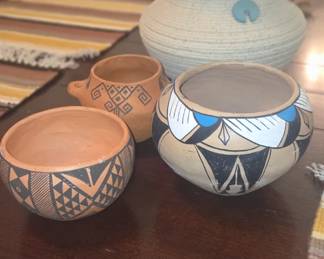 Vintage Native American Signed Pottery 