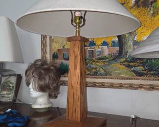 MCM  style lamp with conical lampshade