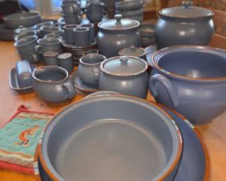 Dansk Mesa Sky Blue Stoneware Serving Set