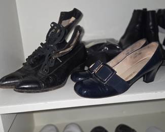 Shoes boots tennis shoes - some vintage 