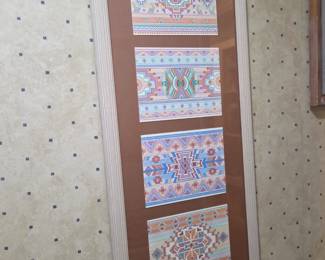 Vintage Aztec wall art