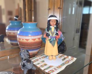 Vintage Native American doll