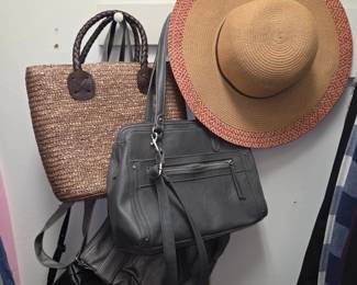 Hats purses and accessories 