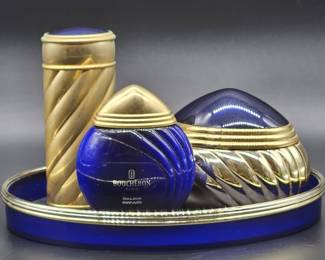 Bucheron Cobalt Tray, Lotion, Perfume, Foundation