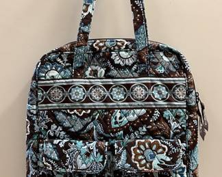 Vera Bradley Quilted Blue Floral Pattern Bag