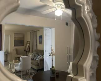 Mirror, curtains, livingroom/ dining room set
