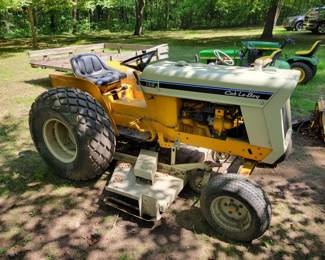 Running cub tractor
