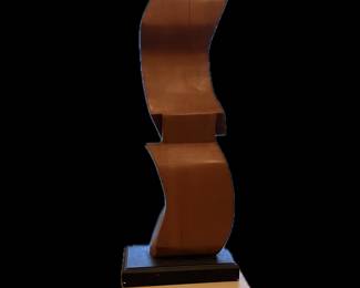 Dr. Harold Rockstein, American, Oregon, 1915 - 2001, Optometrist turned Sculptor, Abstract Sculpture made of Maple
