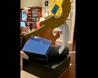 Richard Taylor, American, Wisconsin, MFA, University of Wisconsin, polychromed metal sculpture. Nationally known for outdoor monumental sculptures. 